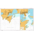 British Admiralty Nautical Chart 1105 Approaches to Guaymas