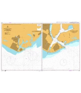 British Admiralty Nautical Chart 655 Puerto Lazaro Cardenas and Approaches