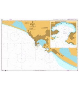 British Admiralty Nautical Chart 656 Acapulco and Approaches
