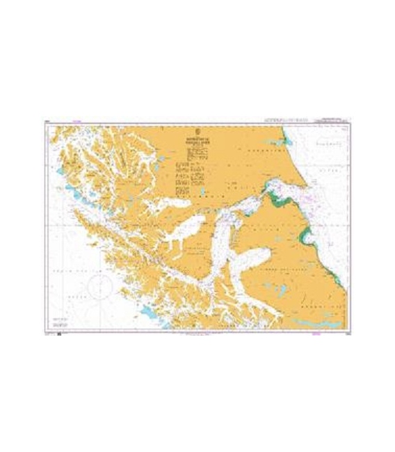 British Admiralty Nautical Chart 3006 Estrecho de Magallanes