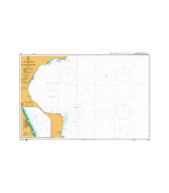 British Admiralty Nautical Chart 3332 San Gregorio to Puerto Deseado
