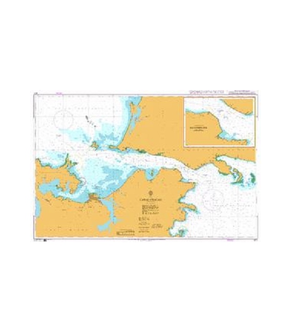 British Admiralty Nautical Chart 4271 Canal Chacao