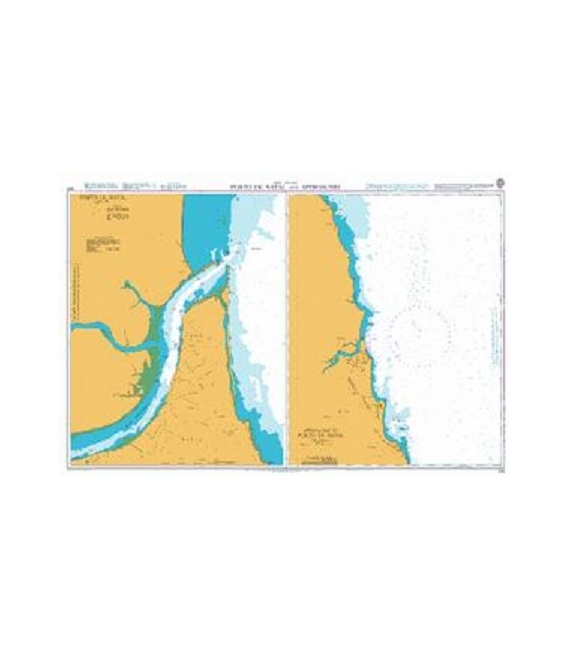 British Admiralty Nautical Chart 504 Porto de Natal and Approaches