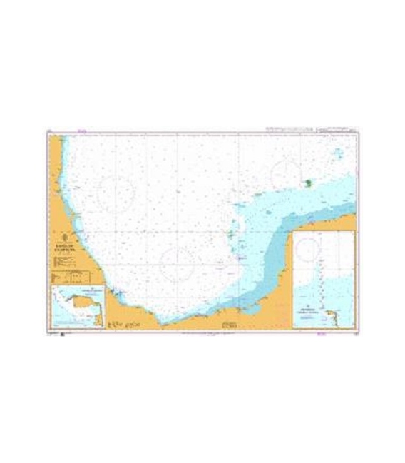 British Admiralty Nautical Chart 1307 Bahía de Campeche