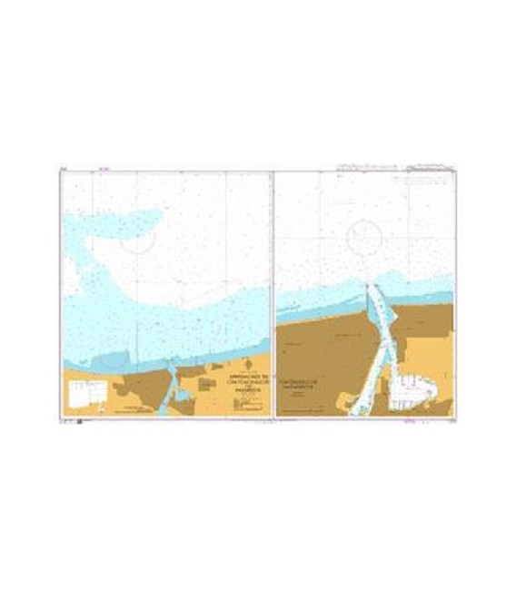 British Admiralty Nautical Chart 2751 Approaches to Coatzacoalcos and Pajaritos