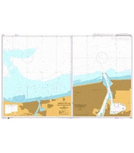 British Admiralty Nautical Chart 2751 Approaches to Coatzacoalcos and Pajaritos