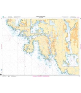 Norwegian Nautical Chart 467 Egersund havn, Sirevåg og Hellvik med innseilinger