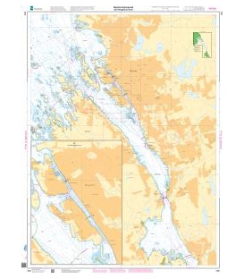 Norwegian Nautical Chart 469 Nordre Karmsund med Haugesund havn