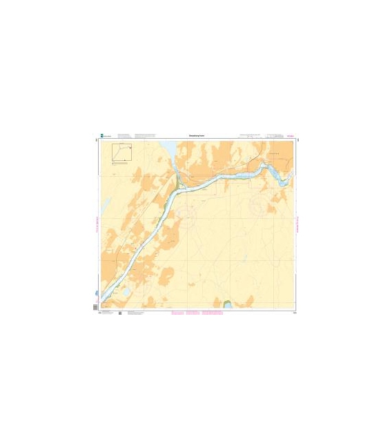 Norwegian Nautical Chart 465 Sarpsborg havn