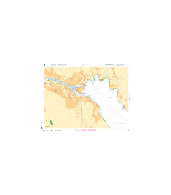 Norwegian Nautical Chart 472 Drammen havn