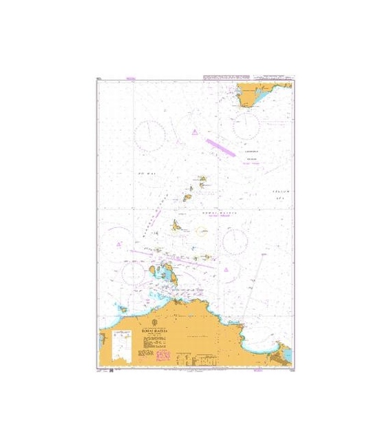 British Admiralty Nautical Chart 1206 BOHAI HAIXIA