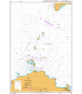 British Admiralty Nautical Chart 1206 BOHAI HAIXIA