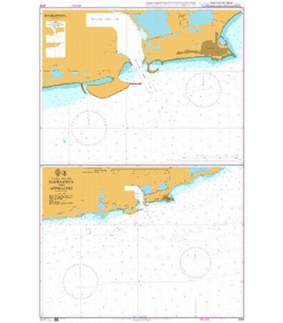 British Admiralty Nautical Chart 3264 Hambantota and Approaches