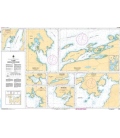 Canadian Nautical Chart 3554 Plans Desolation Sound