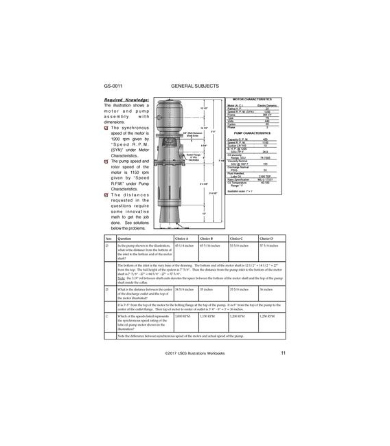 USCG Illustrations Workbook, Volume 2 (General Subjects & Refrigeration) 2019