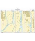British Admiralty Nautical Chart 2980  Rio Guadalquivir, Huerta del Rincon to Sevilla