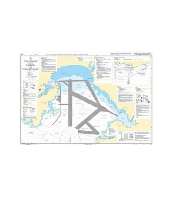 British Admiralty Nautical Chart 8063 Port Approach Guide Nakhodka and Vostochnyy Port