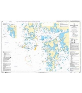 British Admiralty Nautical Chart 8086 Port Approach Guide Approaches To Goteborg