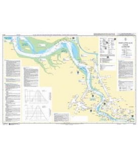 British Admiralty Chart 8010 Port Approach Guide Antwerp