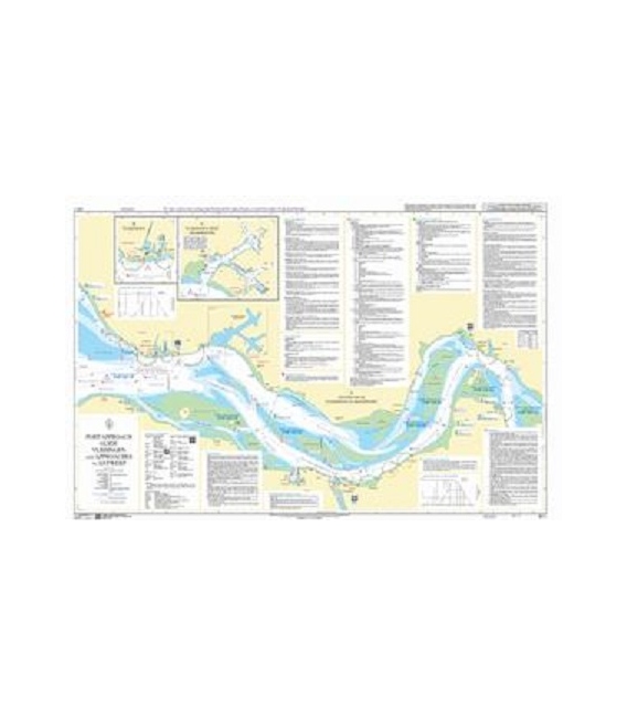 British Admiralty Chart 8011 Port Approach Guide Vlissingen and Approaches to Antwerp