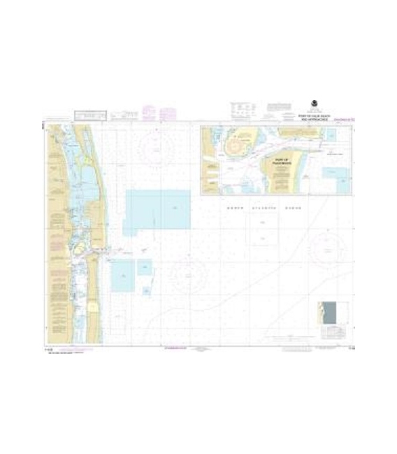 NOAA Chart 11459 Port of Palm Beach and Approaches