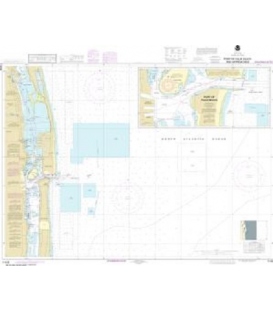 NOAA Chart 11459 Port of Palm Beach and Approaches