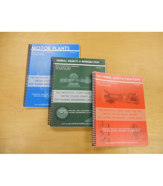 USCG Illustrations Workbooks Volumes 1-3, 2019 Edition
