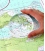 Weems & Plath 615 Grande View Magnifier (4") (6x Acrylic) with Compass Rose