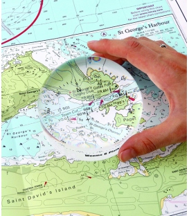Weems & Plath 615 Grande View Magnifier (6x Acrylic) with Compass Rose