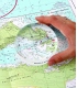 Weems & Plath 615 Grande View Magnifier (6x Acrylic) with Compass Rose