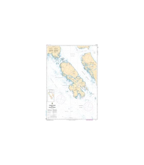 Canadian Nautical Chart 3983 Caamaño Sound to/à Principe Channel