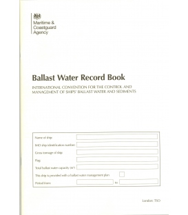 Ballast Water Record Book (MCA) (1st Edition, 2017, 4th impression 2025)