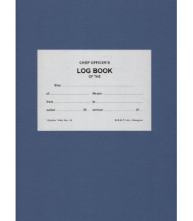 Chief Officers Logbook, Log Book - No 16 - "Clutha" - 6 Months (w/ numbered pages)