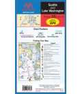 Maptech - Seattle and Lake Washington Waterproof Chart WPC101, 3rd Ed., 2018