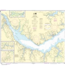 NOAA Chart 11552 Neuse River and Upper Part of Bay River