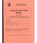 Garbage Record Book, Parts I & II - (for Solid Bulk Cargo) (Liberian) RLM-125A, 2018