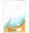 British Admiralty Nautical Chart 859 Approaches to Mohammadia