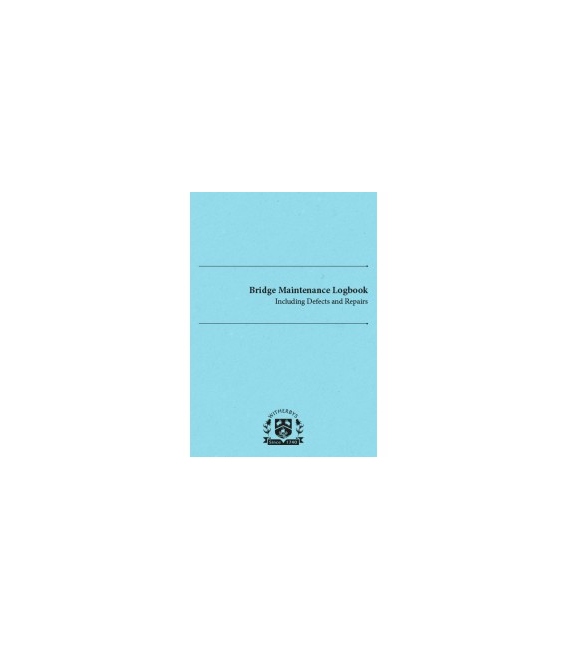 Bridge Maintenance Logbook, 1st Edition 2018