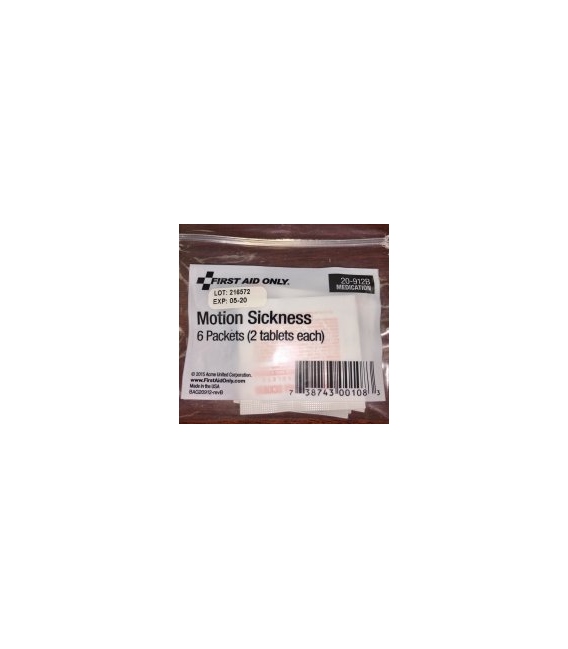 ANTI SEASICKNESS TABLETS 12-PACK