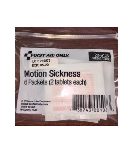 ANTI SEASICKNESS TABLETS 12-PACK