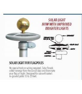 Solar Light for Flag Poles