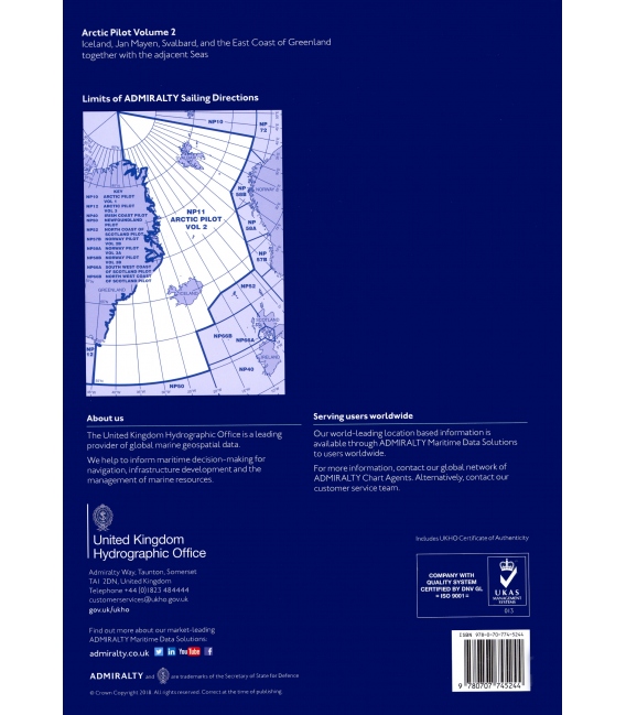 Admiralty Sailing Directions NP11 Arctic Pilot, Vol. 2, 12th Edition 2018