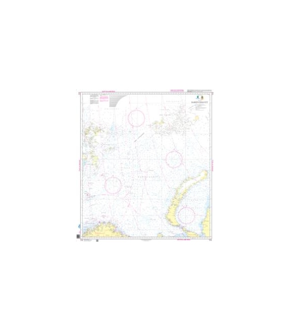Norwegian Nautical Chart 514 Barentshavet