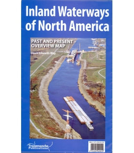Inland Waterways of North America Map, 2nd Edition 2019