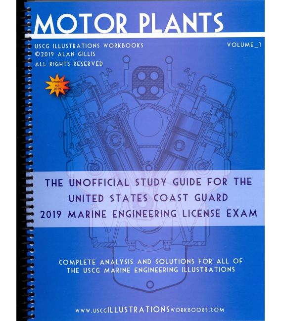 USCG Illustrations Workbook, Volume 1 (Motor Plants) 2019 Edition