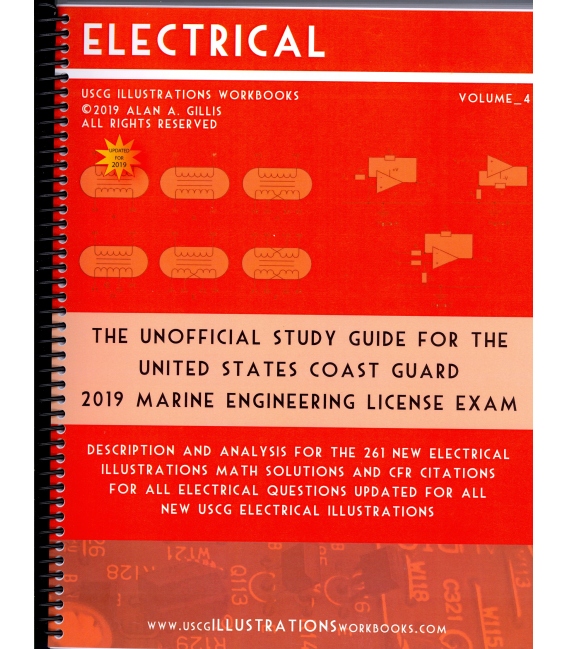 USCG Illustrations Workbook Set: Volumes 1-4, 2019 Edition