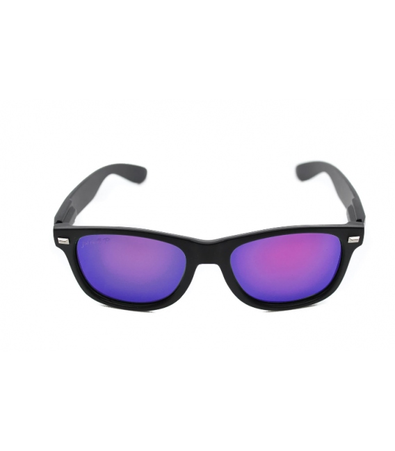 Fultons - Plutos: Matte Black / Mirrored Purple Polarized