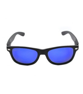 Fultons - Juneberries: Matte Black / Mirrored Blue Polarized