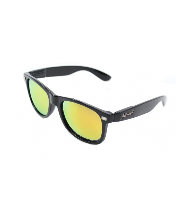 Fultons - Towsons: Glossy Black / Mirrored Orange Polarized