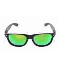 Fultons - Revolts: Glossy Black / Mirrored Green Polarized